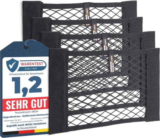 Imagen de Upgrade4cars Kofferraum Netztasche Klett 40x25 cm en OfertitasTOP