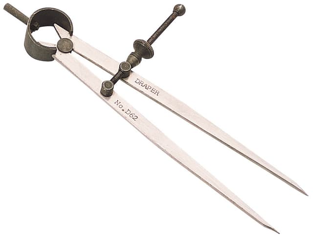 Detalle de Draper 34196 compas à pointes sèches 150 mm