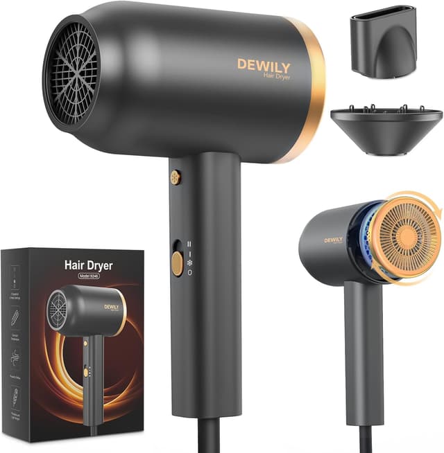 Detalle de DEWILY Secador 1800W Iónico con Difusor