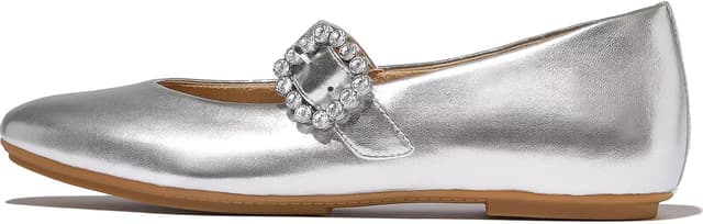 Detalle 2 de Fitflop Mary Jane women’s ballerina shoes in black