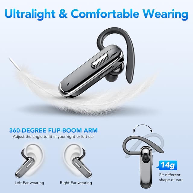 Detalle de Bluetooth Headset mit Mikrofon CVC8.0