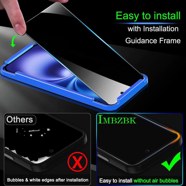 Detalle de Pellicola privacy iPhone 16 Plus 0,28 mm