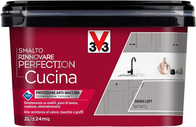 Thumbnail 6 de V33 Smalto Rinnovare Cucina 0,75 L grigio