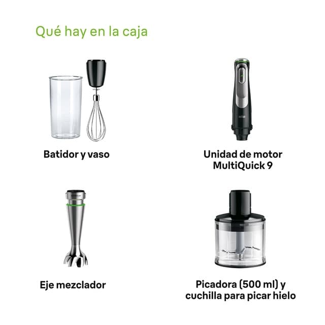 Thumbnail 5 de Braun Minipimer MultiQuick 9 MQ9135XI batidora de mano 🍽