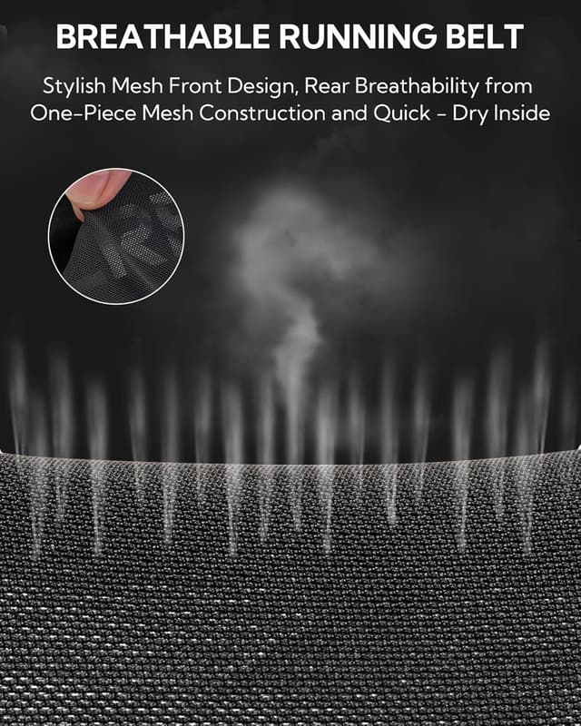 Detalle de WATERFLY Running Belt Fanny Pack 3 Pockets