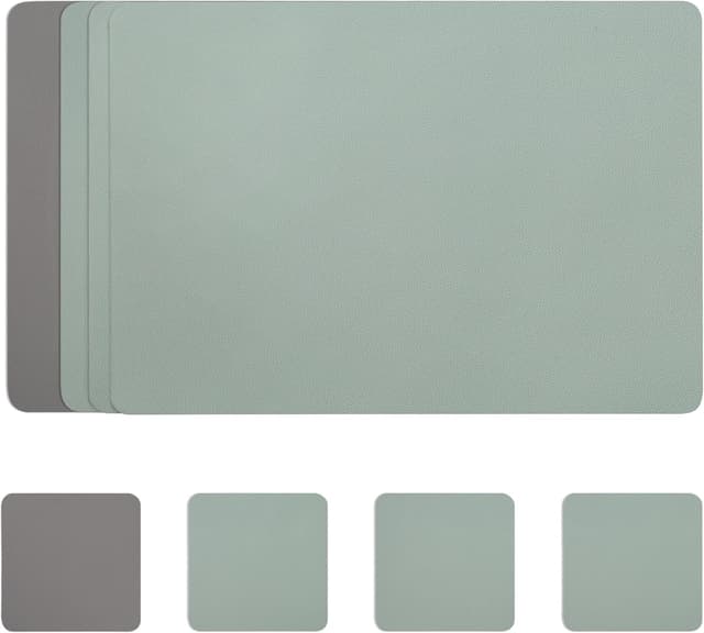 Detalle de Myir JUN Tischsets Lederoptik, 30 x 43 cm