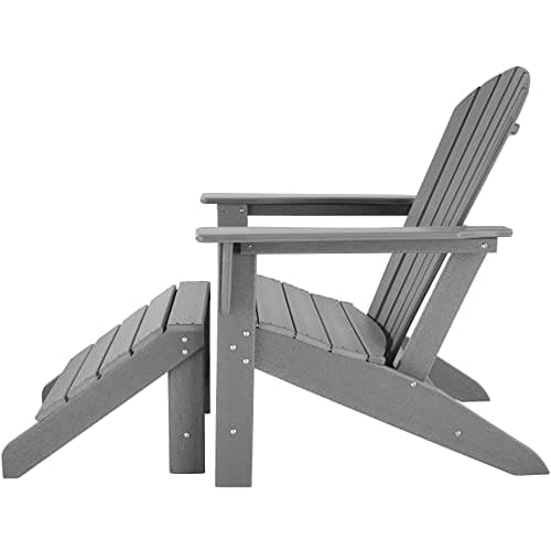 Thumbnail 3 de TecTake Silla Adirondack con Reposapiés y Tumba ☀