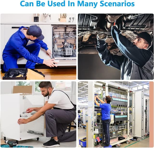 Thumbnail 6 de OSDUE mini clé à cliquet et tournevis magnétique 1/4" avec embouts hexagonaux