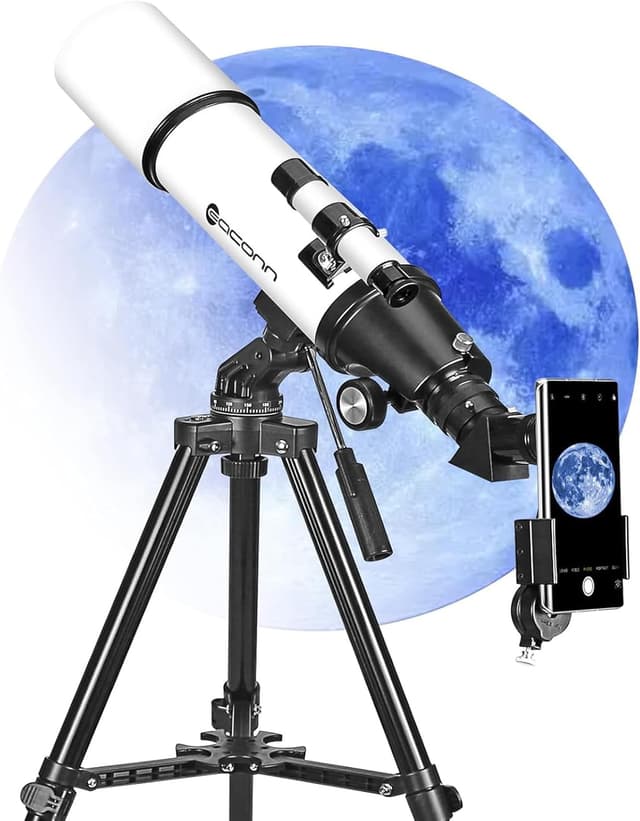 Thumbnail 1 de Telescopes for Adults Astronomy 80mm Refractor 600mm
