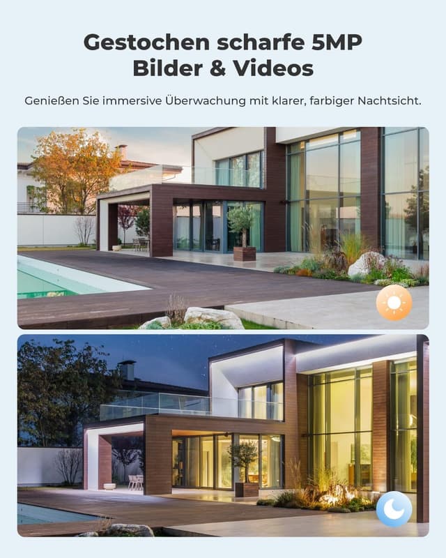 Thumbnail 2 de Reolink Argus PT 5MP Solar Überwachungskamera