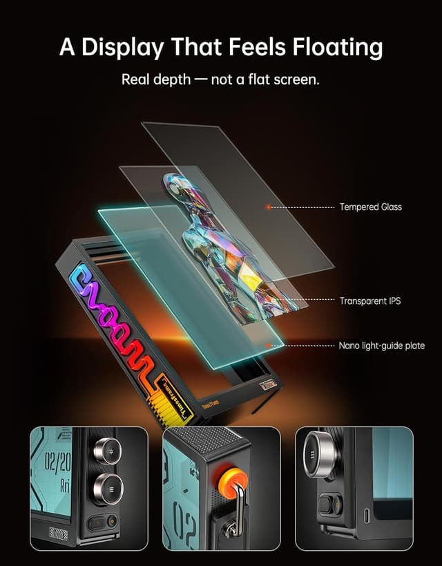 Thumbnail 3 de Divoom TimesFrame 10.1" digital picture frame