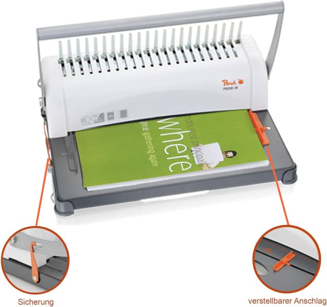 Thumbnail 5 de PB200-30A Plastikbindegerät Preis-/Leistung