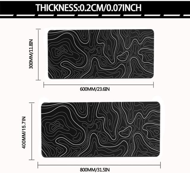 Thumbnail 1 de Rcege Großer Gaming-Mauspad 800x400 mm