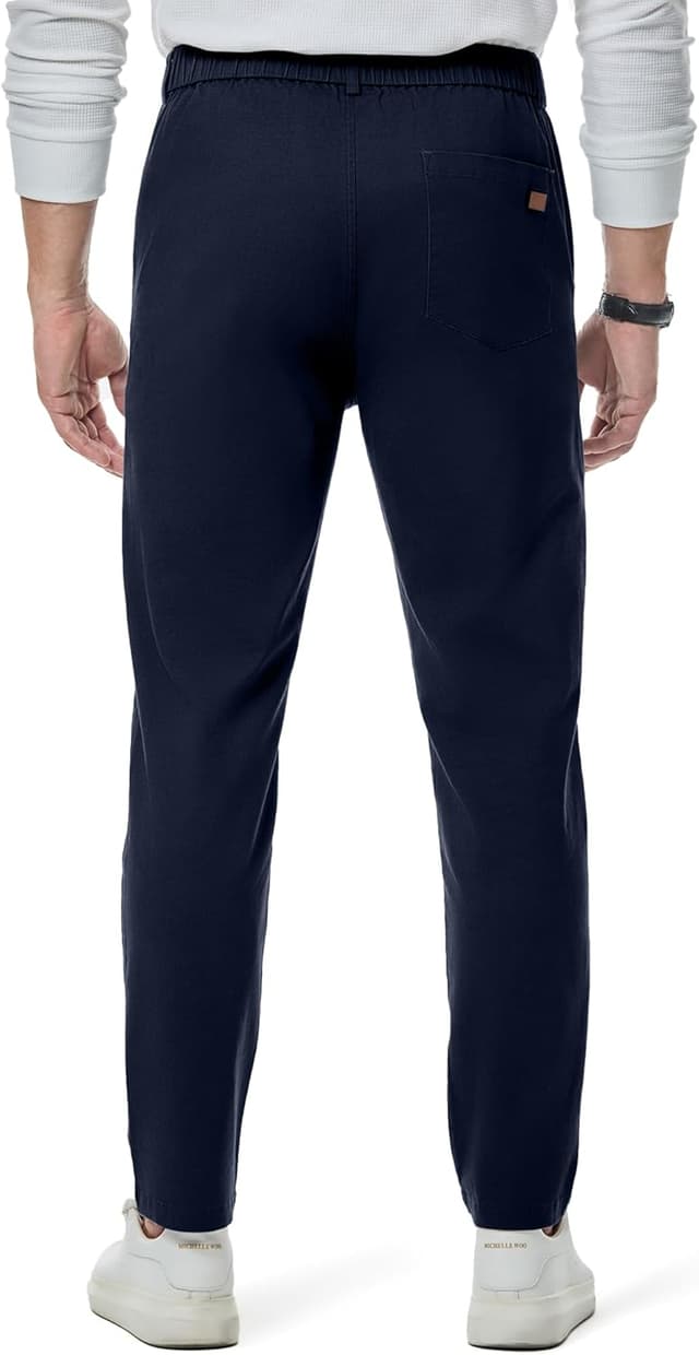 Detalle 2 de JMIERR Herren Chino Stretch Cargo Hose aus Baumwolle mit Taschen