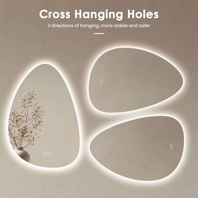 Detalle 2 de Dripex Specchio Bagno LED 80 x 55 cm