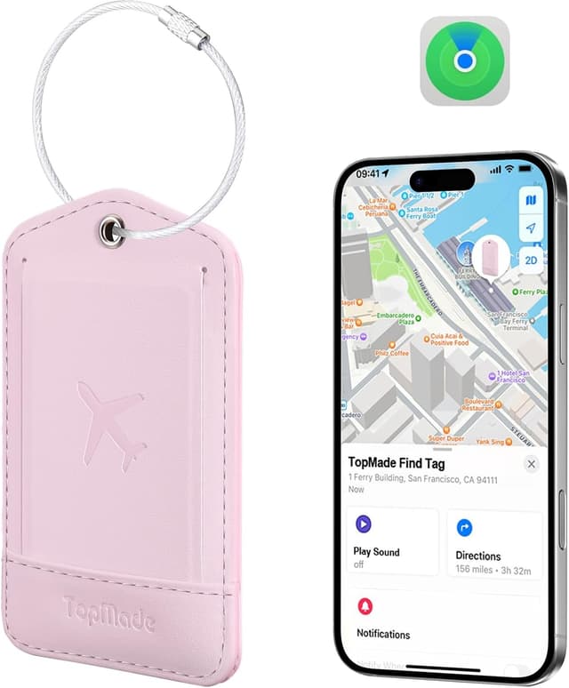 Thumbnail 4 de TopMade Smart Luggage Tag with Find My, Rechargeable 1