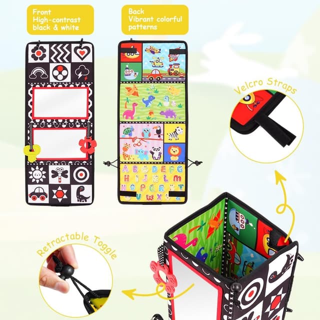 Detalle de Vicloon Tummy Time Mirror Toy for Babies