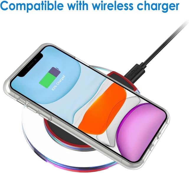 Detalle de Riccase Clear iPhone 16e Case with Real Dried Flower – Shockproof TPU Bumper (White Flower)