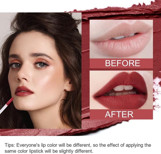 Detalle de Coffret ALIIP de 12 rouges à lèvres mats liquides — teintes pigmentées, finition confortable