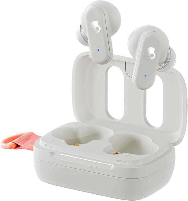 Detalle de Skullcandy Dime 3 Wireless In-Ear-Kopfhörer (weiß) – bis zu 20 Std. Akkulaufzeit, Mikro & Bluetooth