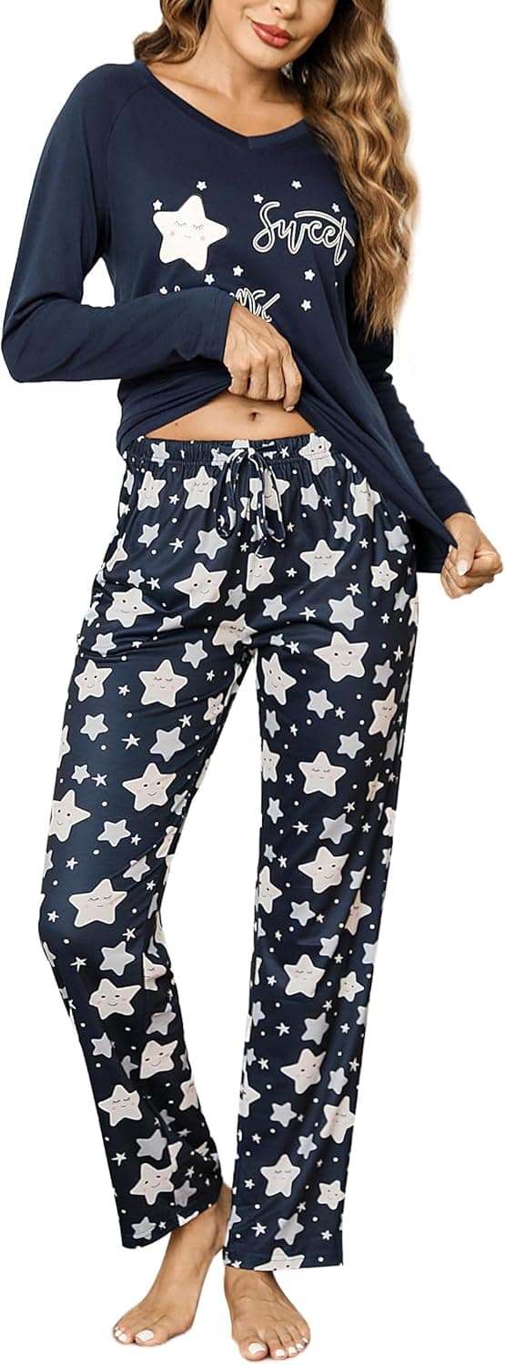 Detalle de Litherday ensemble pyjama coton 2 pièces