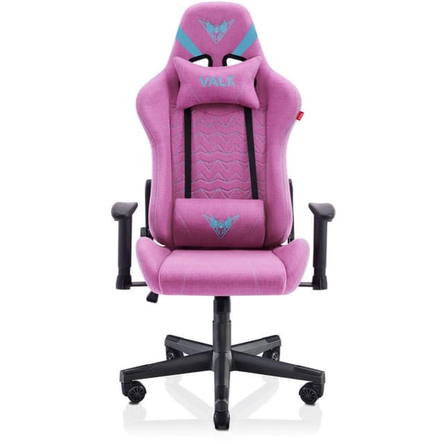 Detalle 2 de Valk Nyx Silla Gaming tela rosa topacio
