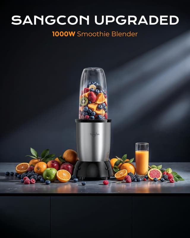 Detalle 2 de Sangcon 1000W Smoothie Blender 24oz