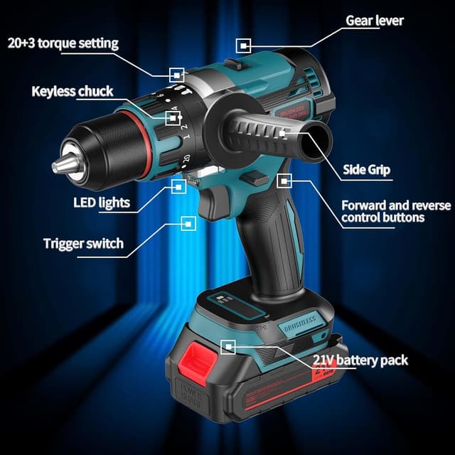 Thumbnail 3 de PONOSEU 21V Brushless 80 Nm