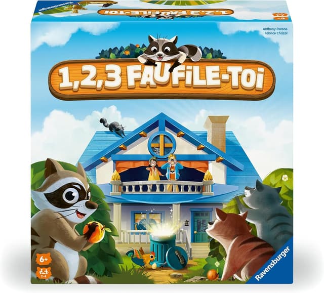 Detalle de Ravensburger 1,2,3 Faufile-toi (22793) – jeu de cache-cache en temps réel pour enfants dès 6 ans