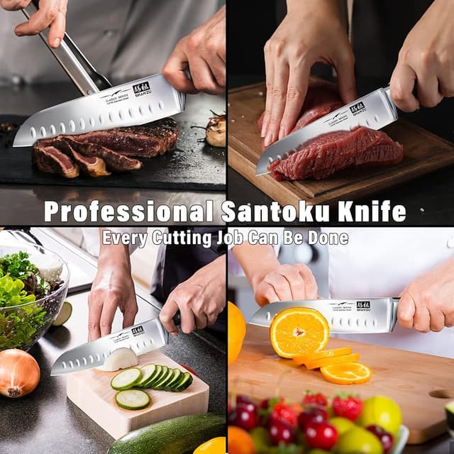 Thumbnail 3 de SHAN ZU Cuchillo Santoku 18 cm, Santoku