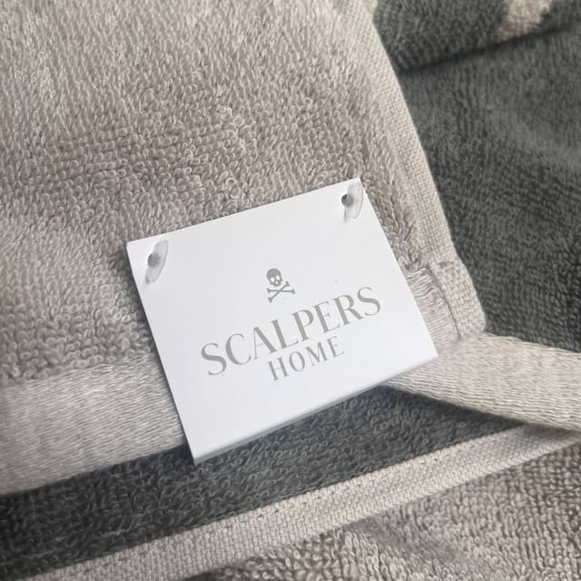 Thumbnail 4 de Scalpers Toalla de Playa Algodón 90x180cm 🏖️ Beige con Logo