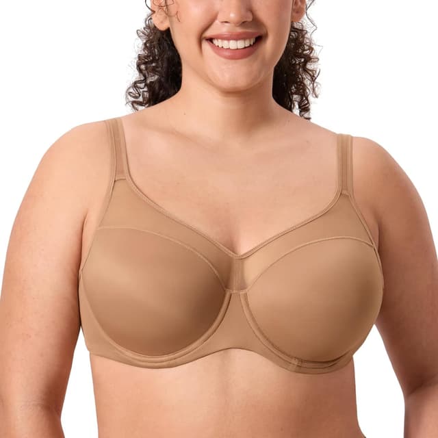 Thumbnail 6 de DELIMIRA Damen T-Shirt-BH mit Bügel, Vollschalen und U-Rücken-Design (große Größen)