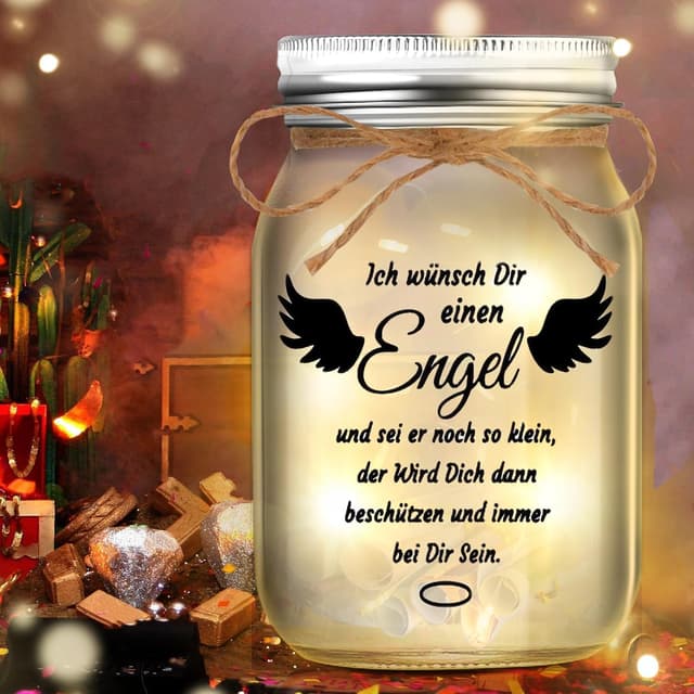 Detalle de LED Flaschenlicht Konfirmationsgeschenk 50 Ringe