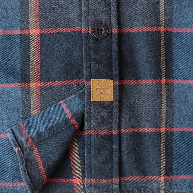 Detalle 2 de Dubinik Flanellhemd Regular Fit, kariert