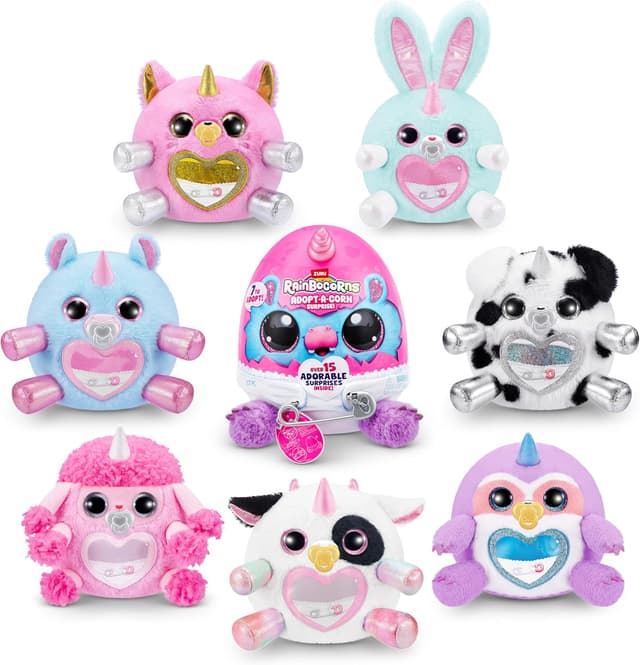 Detalle 2 de Rainbocorns Adopt-A-Corn Kitten – peluche 23,5 cm avec plus de 15 surprises