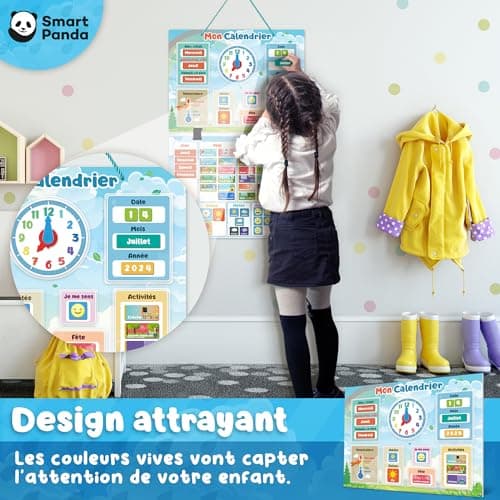 Thumbnail 3 de SmartPanda Mon Premier Calendrier magnétique 30x40cm 🧩