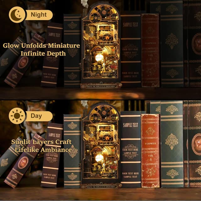 Thumbnail 3 de CRIOLPO Book Nook Kit DIY Miniaturhaus