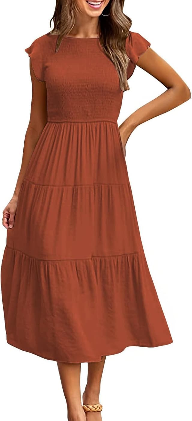 Thumbnail 6 de CMTOP Sommerkleid Damen Lang mit 95% Polyester