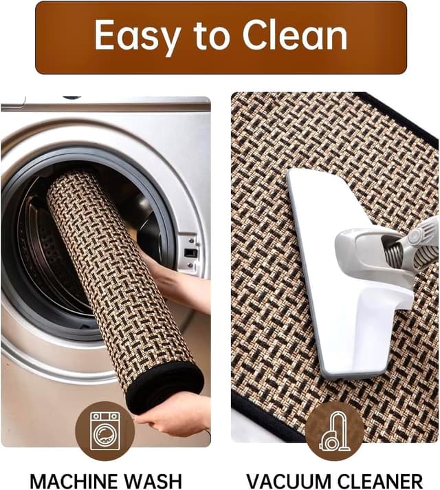 Thumbnail 5 de eqivei Kitchen Rugs 2-piece Set 🏠