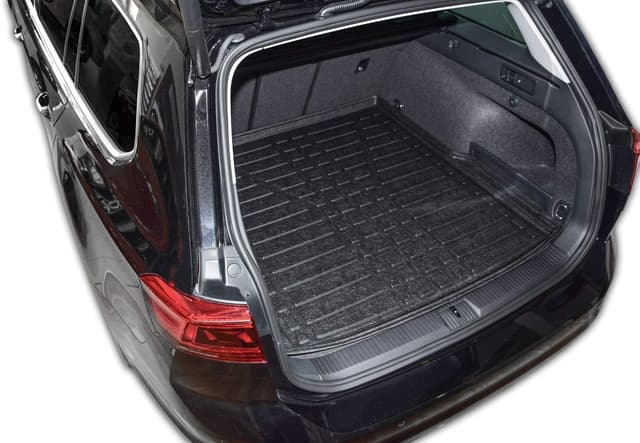Detalle de SCOUTT Kofferraumwanne für Passat B8 Kombi (2014–2023) – Laderaumwanne mit hohem Rand, geriffelt & aufrollbar