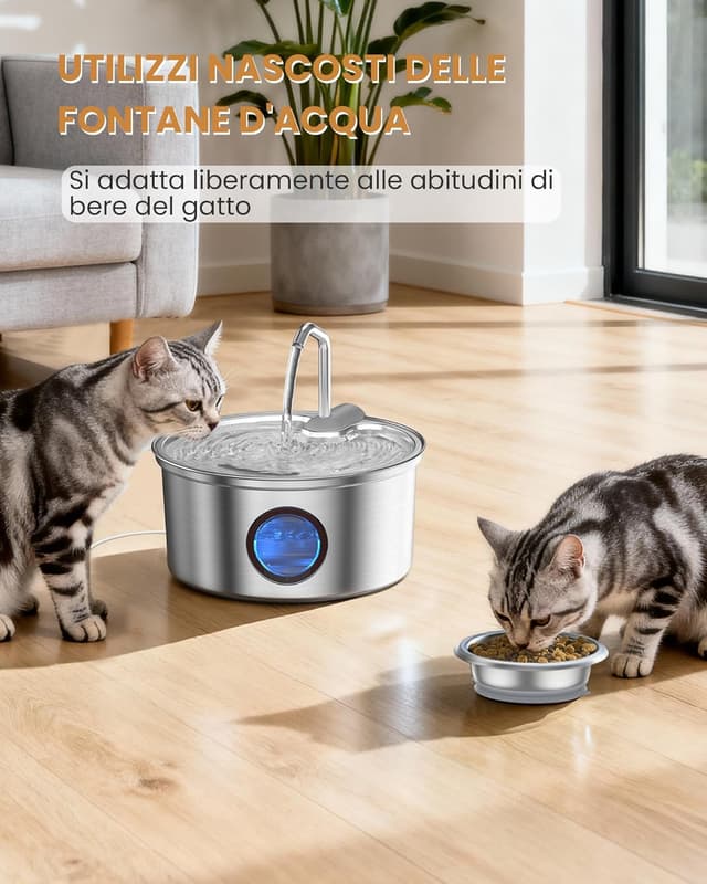 Thumbnail 1 de Kittyspout Fontana 3,2 L acciaio inox