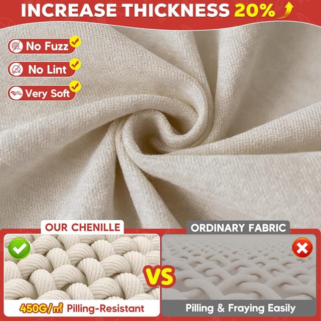 Detalle de Loiion Protezione Divano Graffi & Gatti, copridivano impermeabile antiscivolo cachi 300x180 cm