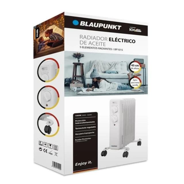 Detalle 2 de Blaupunkt BP1015 Radiador Eléctrico 1000W