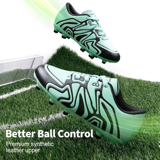 Detalle de DREAM PAIRS Youth Firm Ground Soccer Cleats for Boys & Girls (Little/Big Kids)