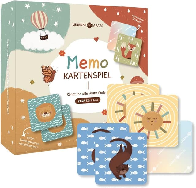 Detalle de LEBENSKOMPASS Memo Spiel 48 Karten