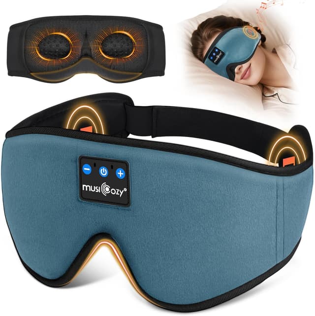 Detalle de MUSICOZY 3D Bluetooth Sleep Mask 16H
