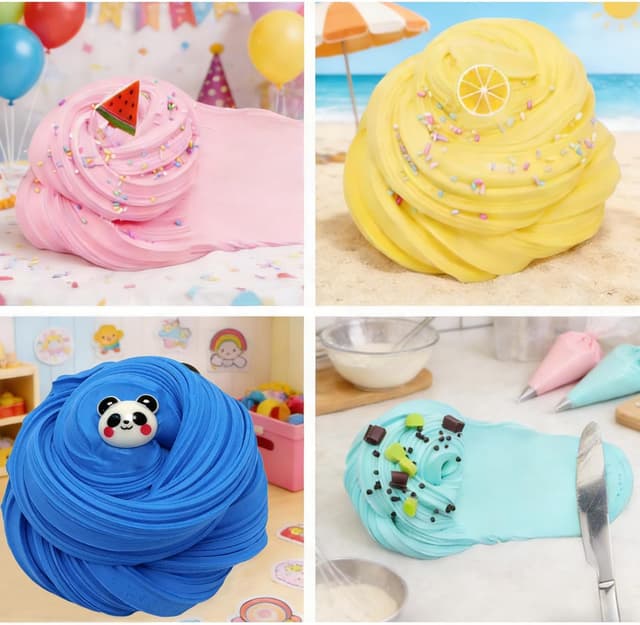 Detalle de Butter Slime Kit 5-Pack 60ml