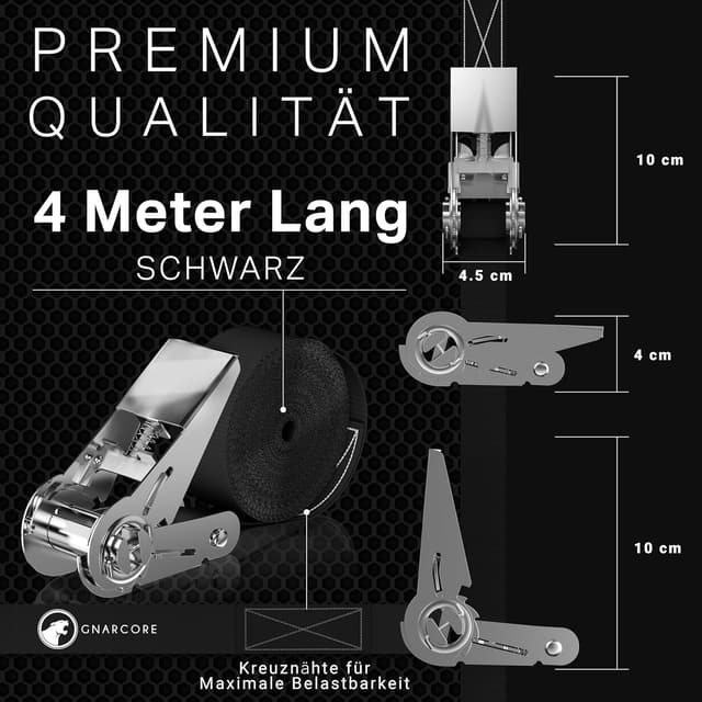 Thumbnail 3 de Gnarcore wetterfeste Basic Spanngurt 4m/6m