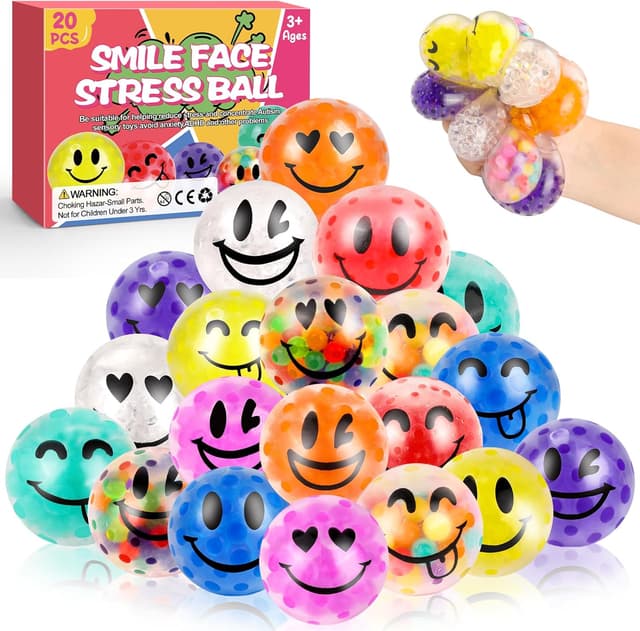 Imagen de 20Pack Fidget Stress Balls 1.7 in en OfertitasTOP