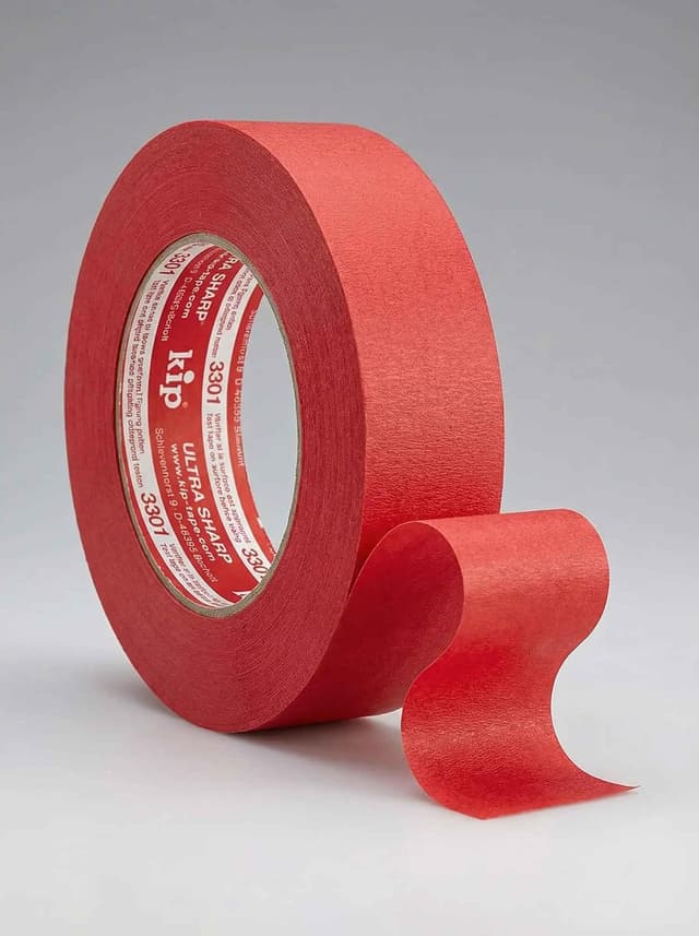 Detalle de Kip Tape 3301 Ultra Sharp – ruban de masquage professionnel bords ultra coupants, pack de 2, 30 mm x 50 m